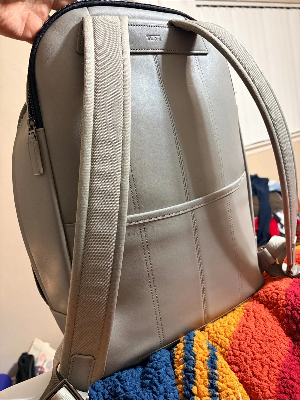 Tumi sleek leather